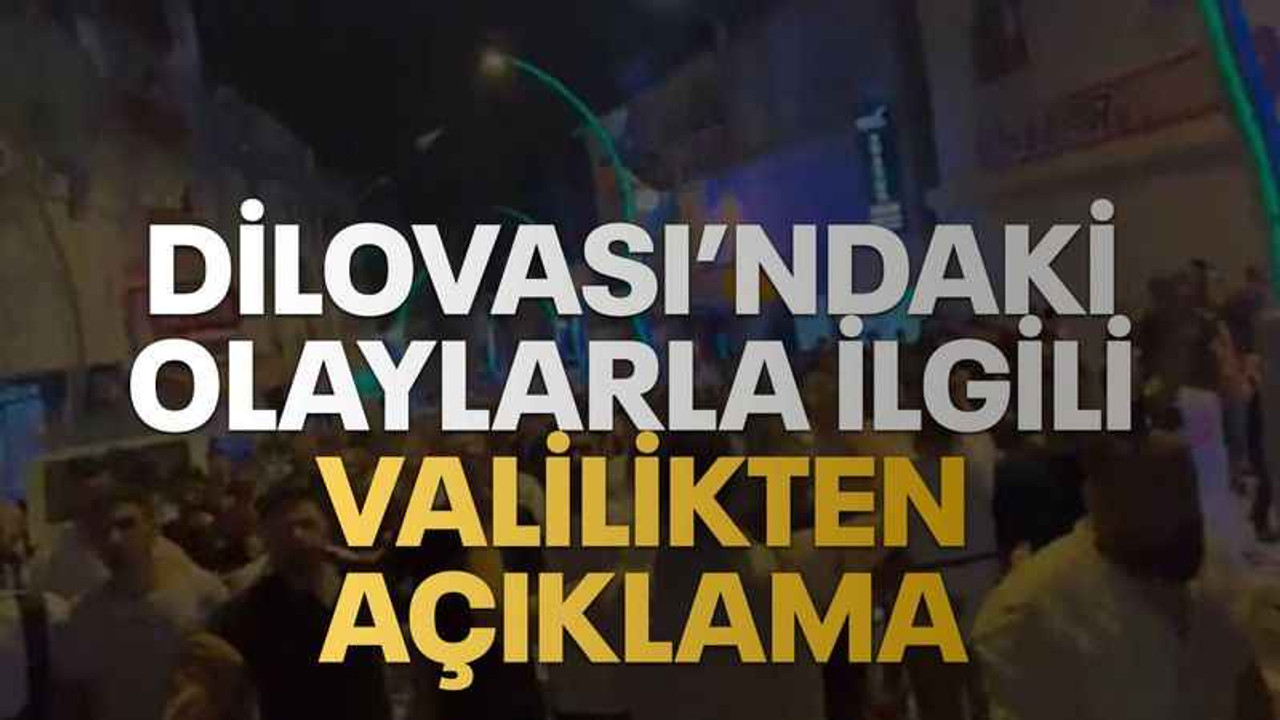 Dilovası’ndaki olaylarla ilgili Valilikten açıklama